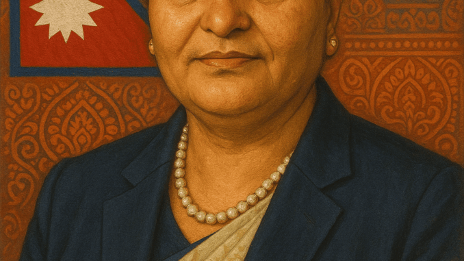 Nepal's first woman Prime Minister taking oath